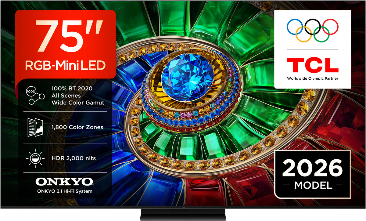TCL RM7L 75RM7L TV 190,5 cm (75") 4K Ultra HD Smart TV Wifi Noir 2000 cd/m²