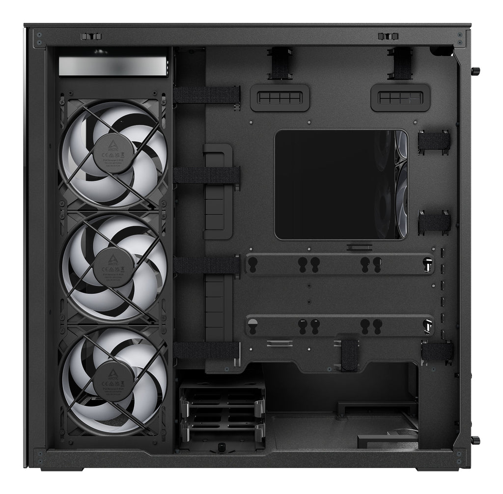 ARCTIC Xtender Black (Mirror Glass) Midi Tower Noir