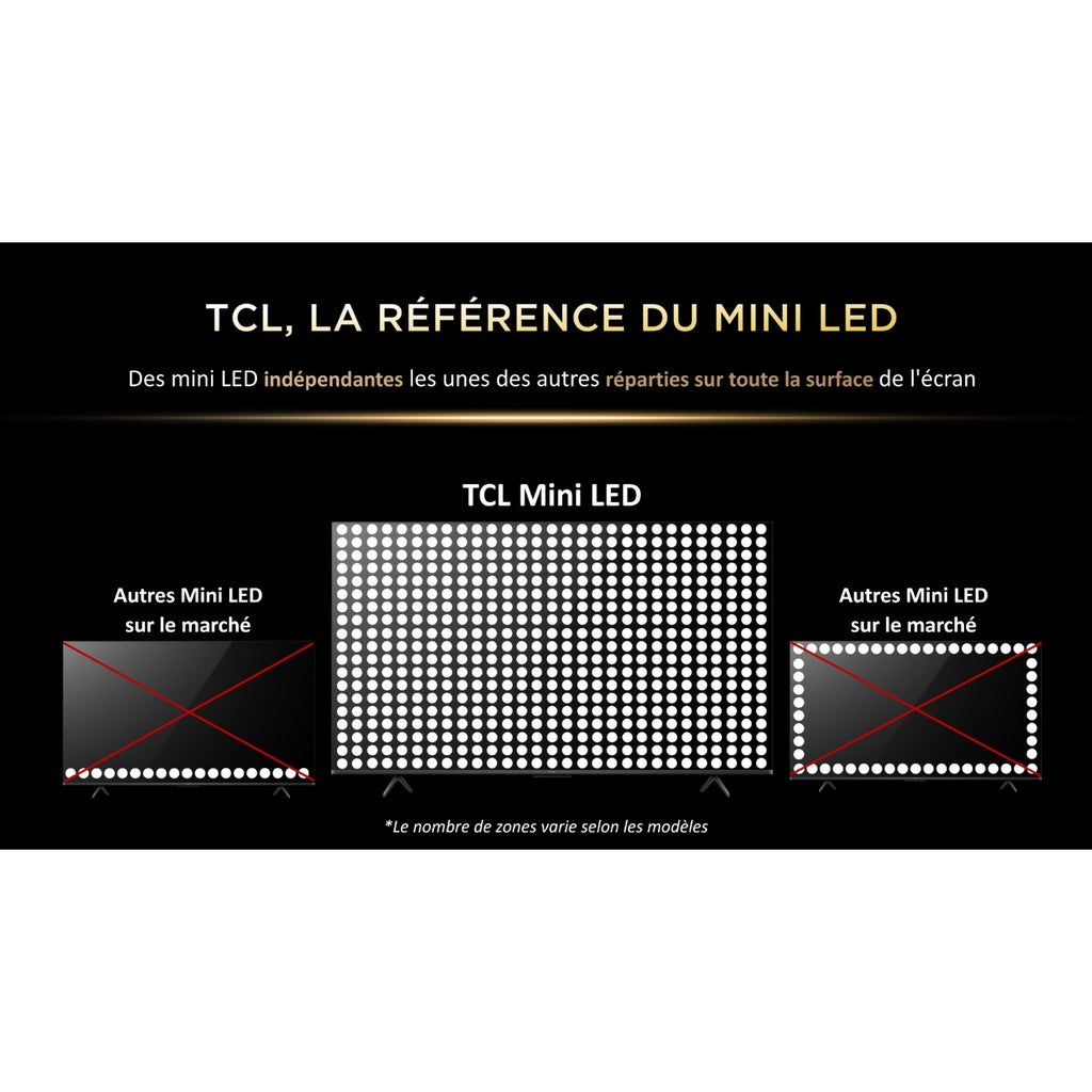 TCL TV MiniLED 4K 55'' (140 cm) 55C6K Pro