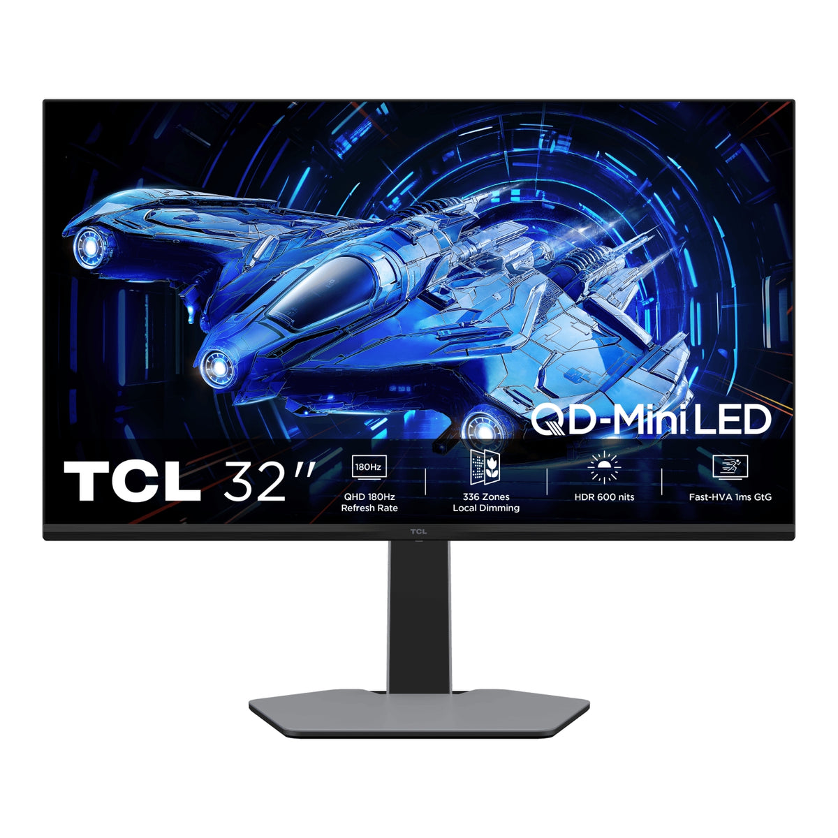 TCL Moniteur QD-Mini LED 32 (80cm) QHD - 180 Hz - 32G64