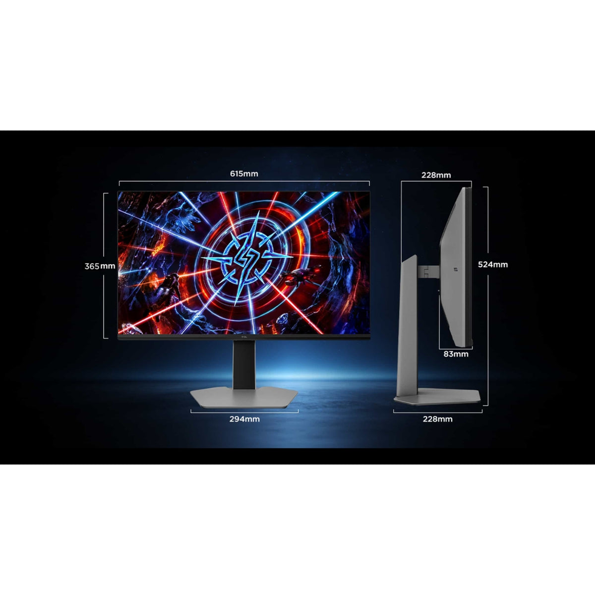 TCL Moniteur QD-Mini LED 27 (68 cm) QHD - 200 Hz - 27P2A