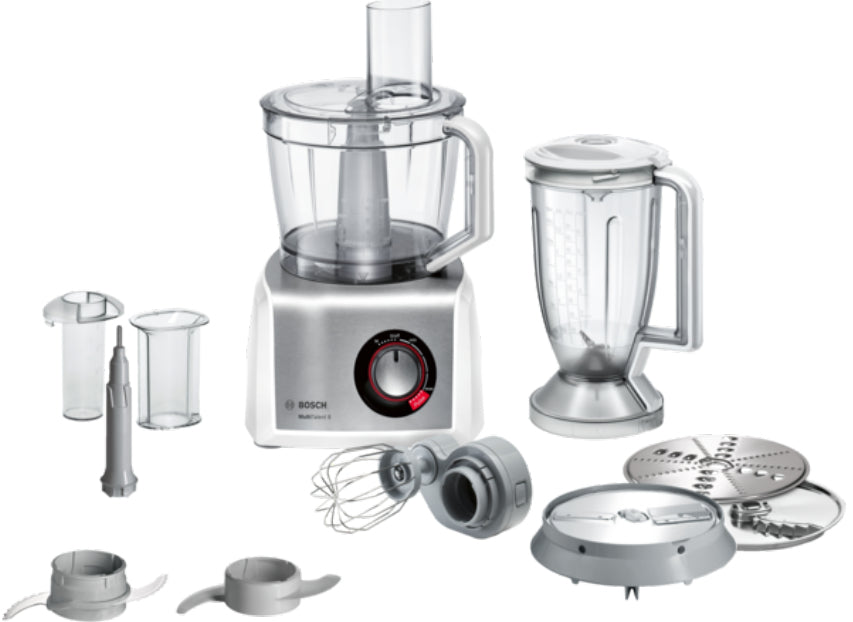 Bosch Bosch MC812S814 robot de cuisine 1250 W 3,9 L Acier inoxydable, Blanc