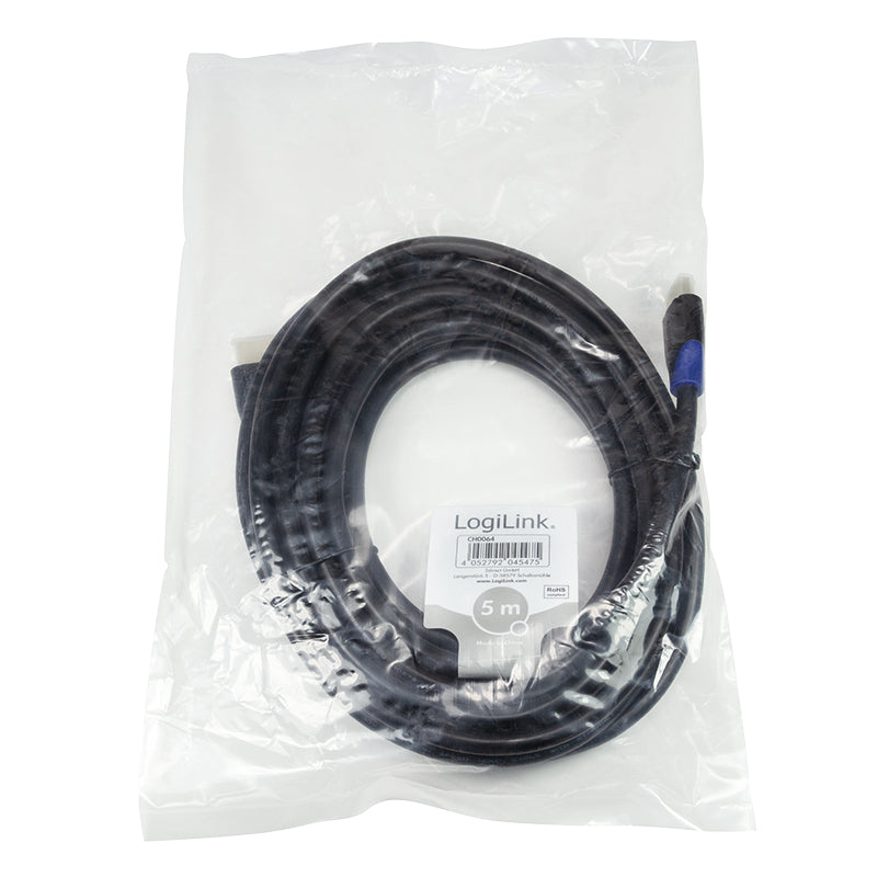 LogiLink CH0064 câble HDMI 5 m HDMI Type A (Standard) Noir
