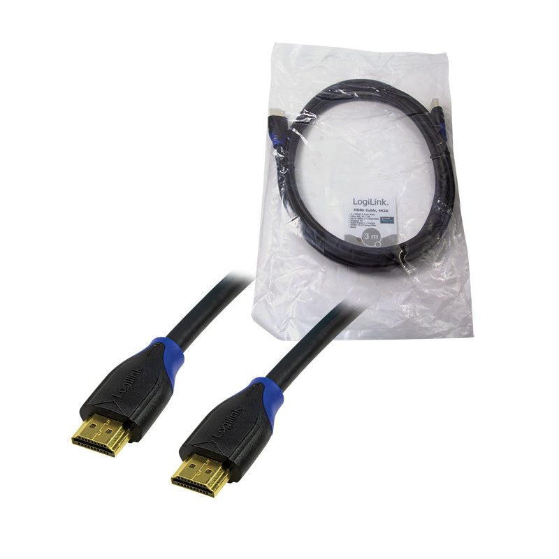 LogiLink CH0063 câble HDMI 3 m HDMI Type A (Standard) Noir