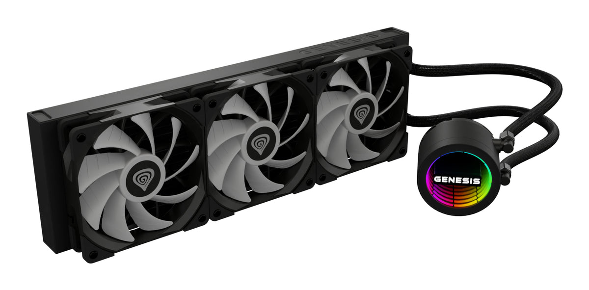 GENESIS NLG-2321 système de refroidissement d’ordinateur Processeur Refroidisseur de liquide tout-en-un Noir - vue 2