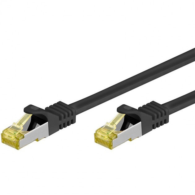 Câble Réseau Cat7 S/FTP R7-7SS-300-BK, RJ45, Noir, 30 m