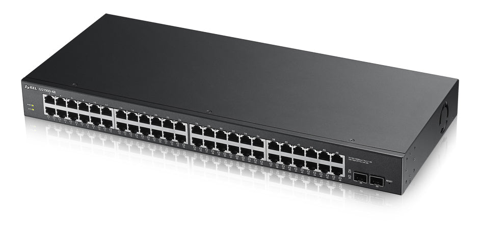 Zyxel GS1900-48-EU0102F Commutateur Réseau L2 Gigabit Ethernet 48 Ports, Noir