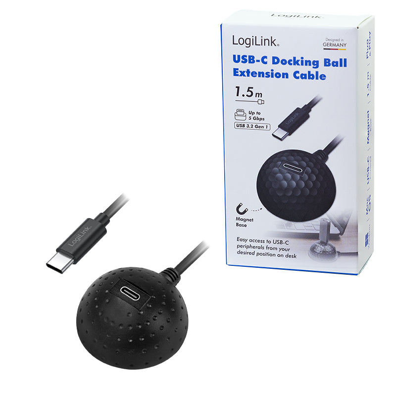 LogiLink CU0099 câble USB USB 3.2 Gen 1 (3.1 Gen 1) 1,5 m USB C 15 W Noir