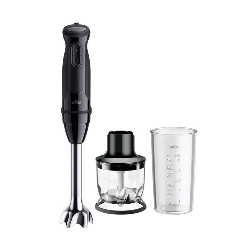 Braun MultiQuick 3 MQ30201M 0,6 L Mélangeur par immersion 900 W Noir, Acier satin - vue 3