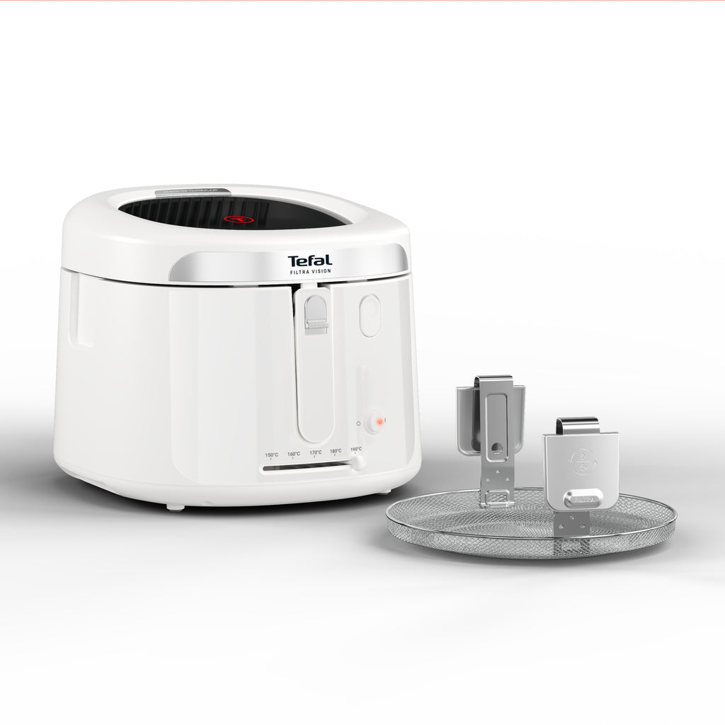 Tefal Filtra Vision FF2541E0 friteuse Unique 2,1 L Autonome 1900 W Blanc