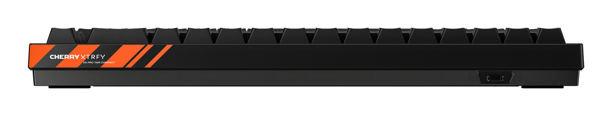 Cherry K5 Pro TMR Compact Clavier Gaming Mécanique USB QWERTY Nordique, Noir et Orange