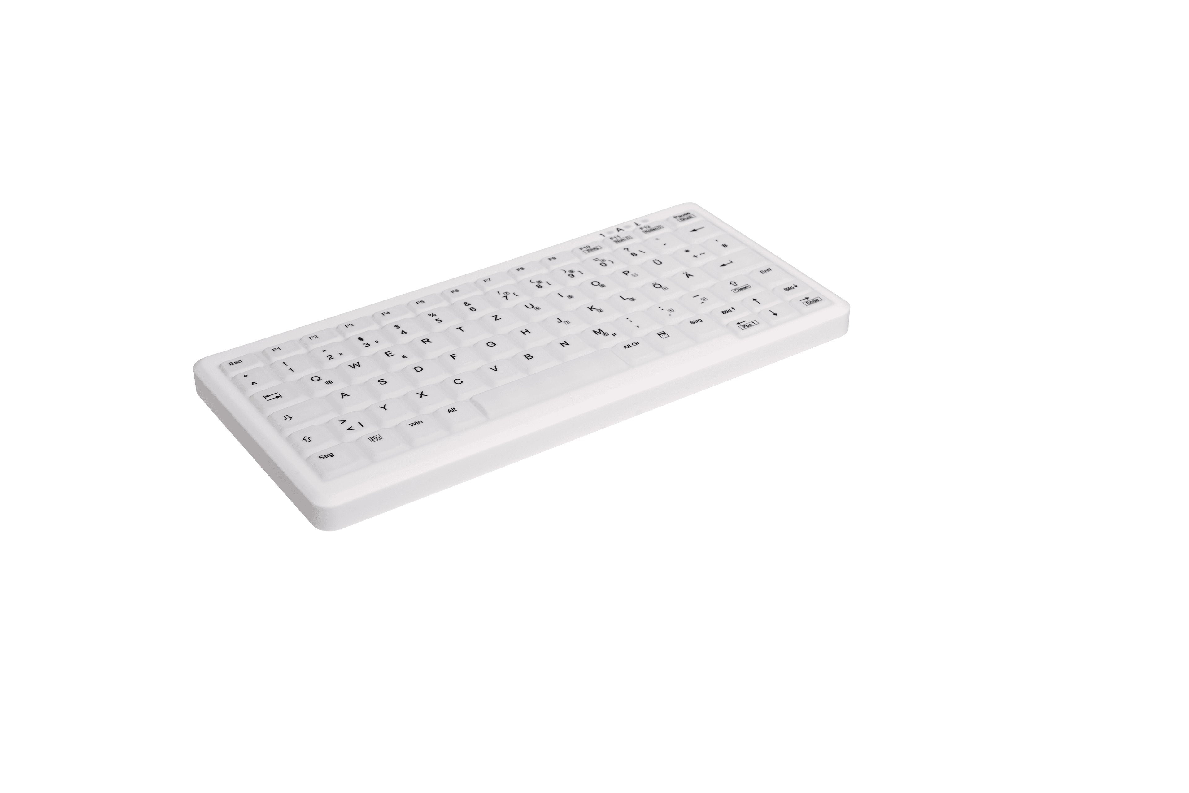 Contour Design Active Key AK-C4110 clavier Médical RF sans fil QWERTZ Allemand Blanc