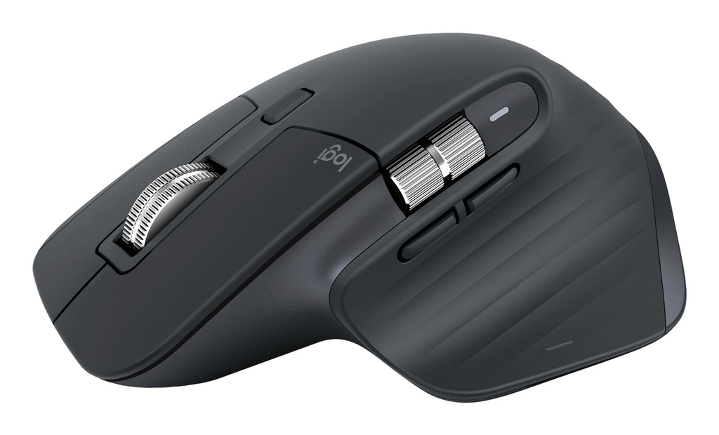 Logitech MX Master 3S, ratón inalámbrico de alto rendimiento con desplazamiento ultrarrápido, Ergo, 8000 DPI, seguimiento sobre cristal, clics discretos, Bluetooth, Windows, Linux y Chrome