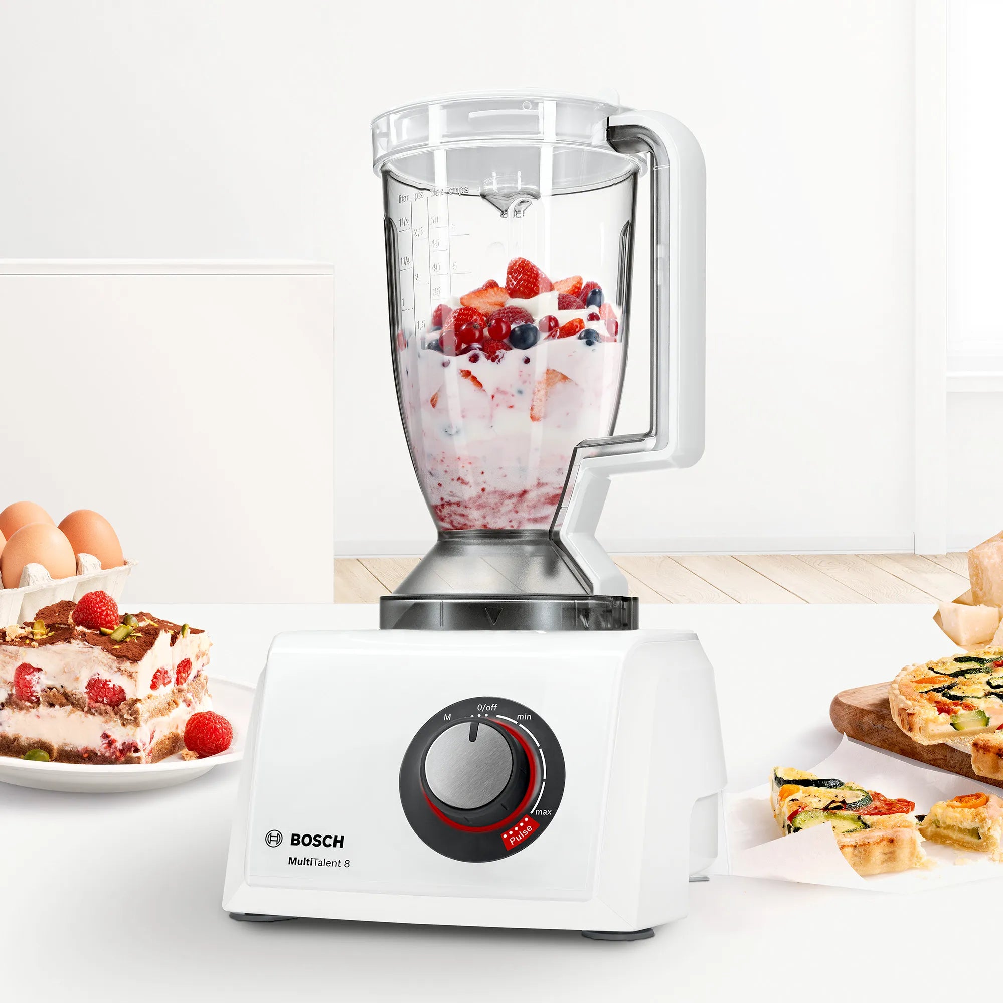 Bosch Bosch MC812W501 robot de cuisine 1000 W 3,9 L Blanc Balances intégrées