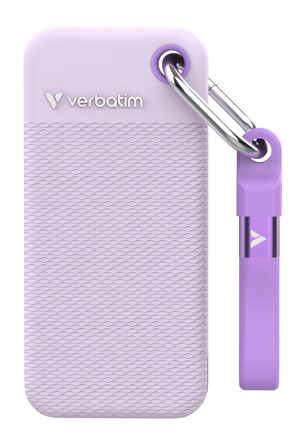 Verbatim Pocket SSD 1 To USB Type-C 3.2 Gen 2 Violet