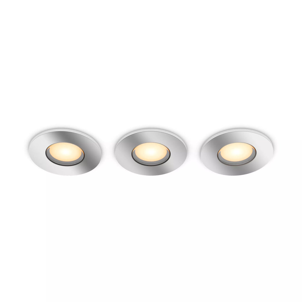 Philips Hue White ambiance Downlight encastrable Adore Bathroom (lot de 3)