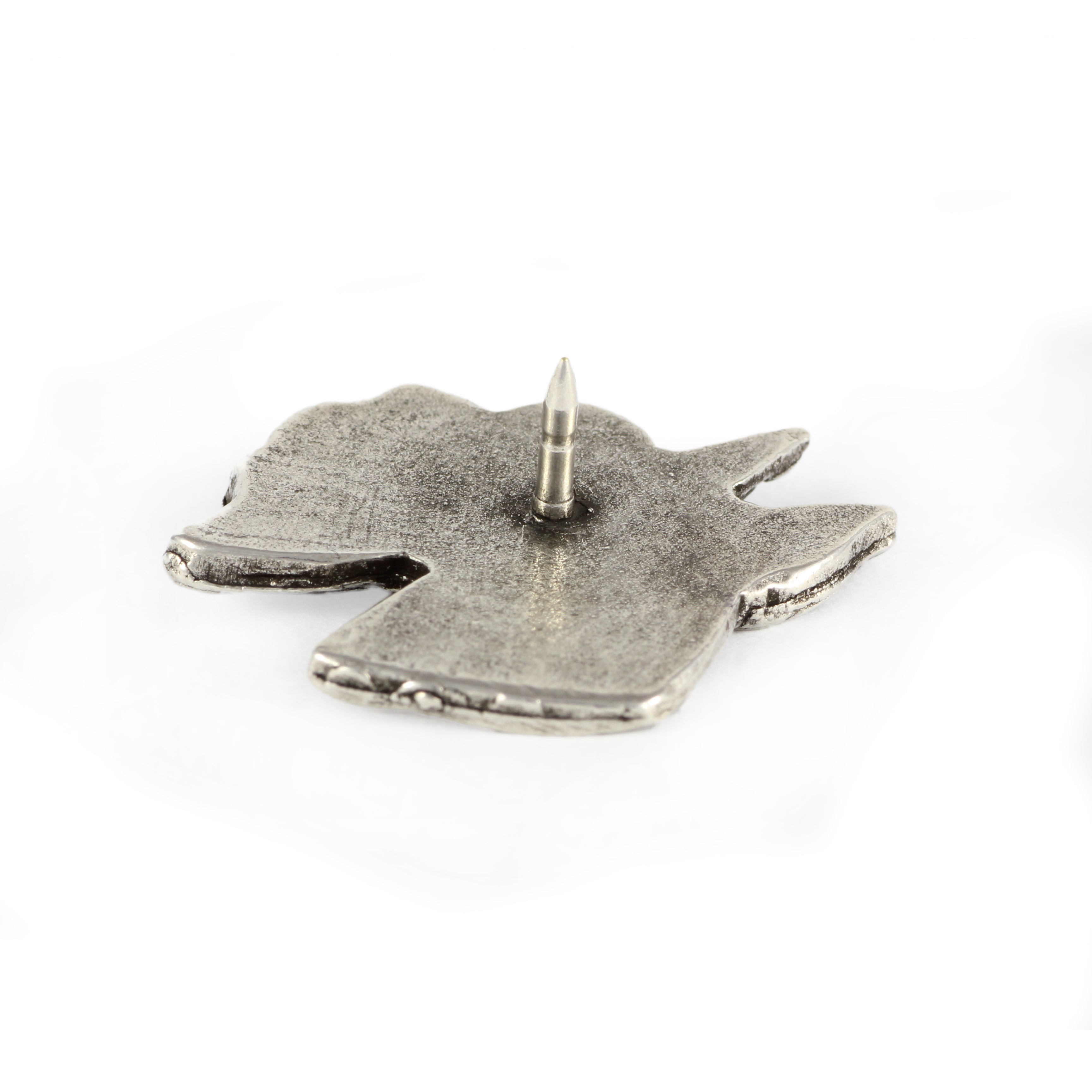 Schnauzer II  - Silver-plated dog brooch, elegant pin, jacket lapel decoration by Art-Dog brand