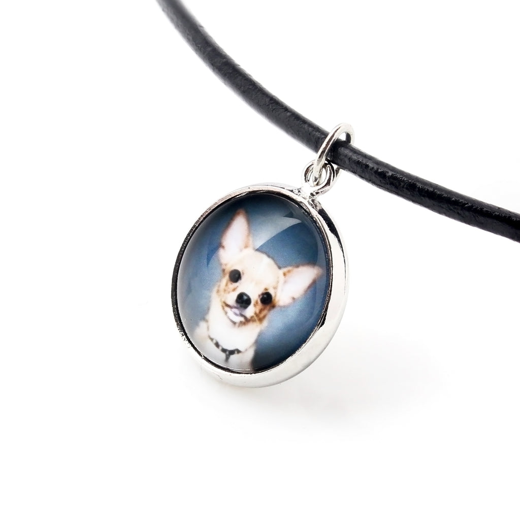Dachshund Smooth-haired, Wiener dog, Badger dog - a set of jewelry with your photo, handmade set, bracelet and necklace by Art.-Dog brand