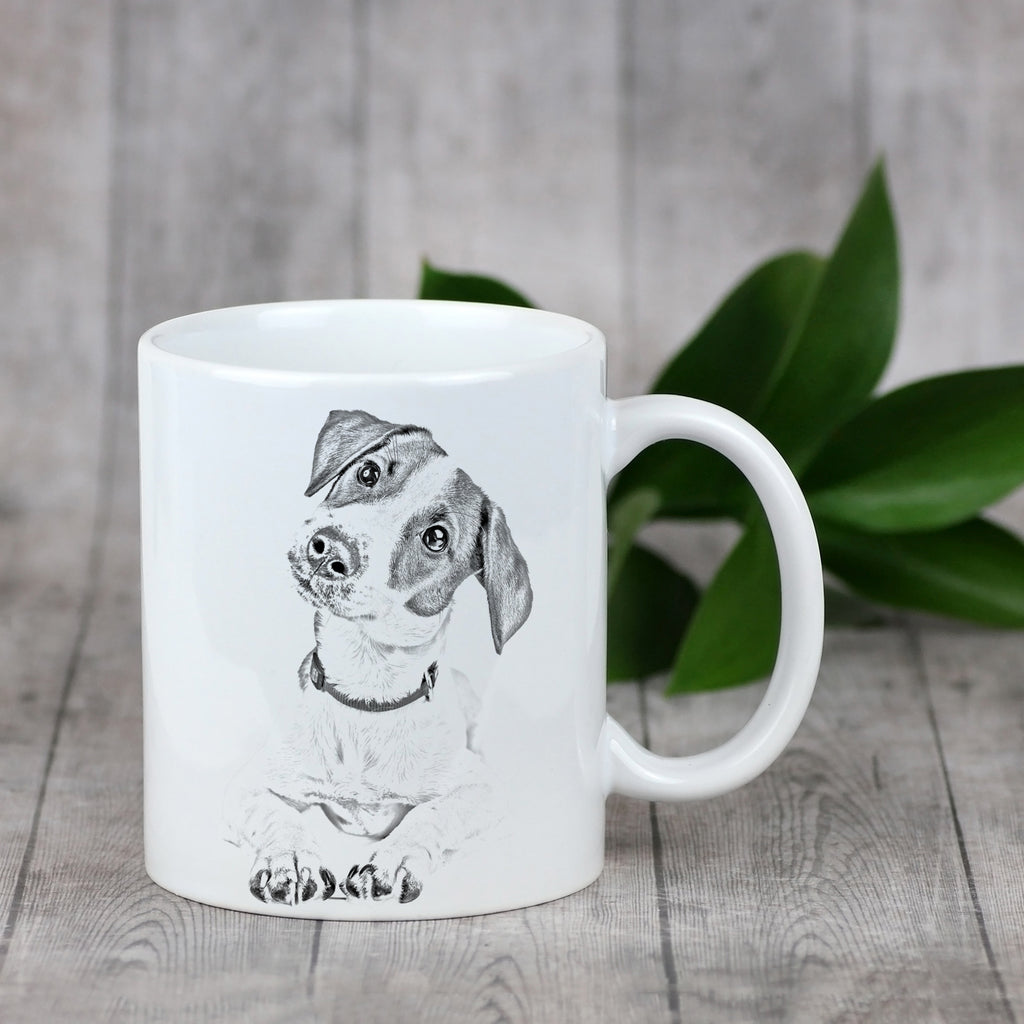 Jack Russell Terrier - cup with a dog, cheerful cup for a dog lover, personalized gift from the Art-Dog brand