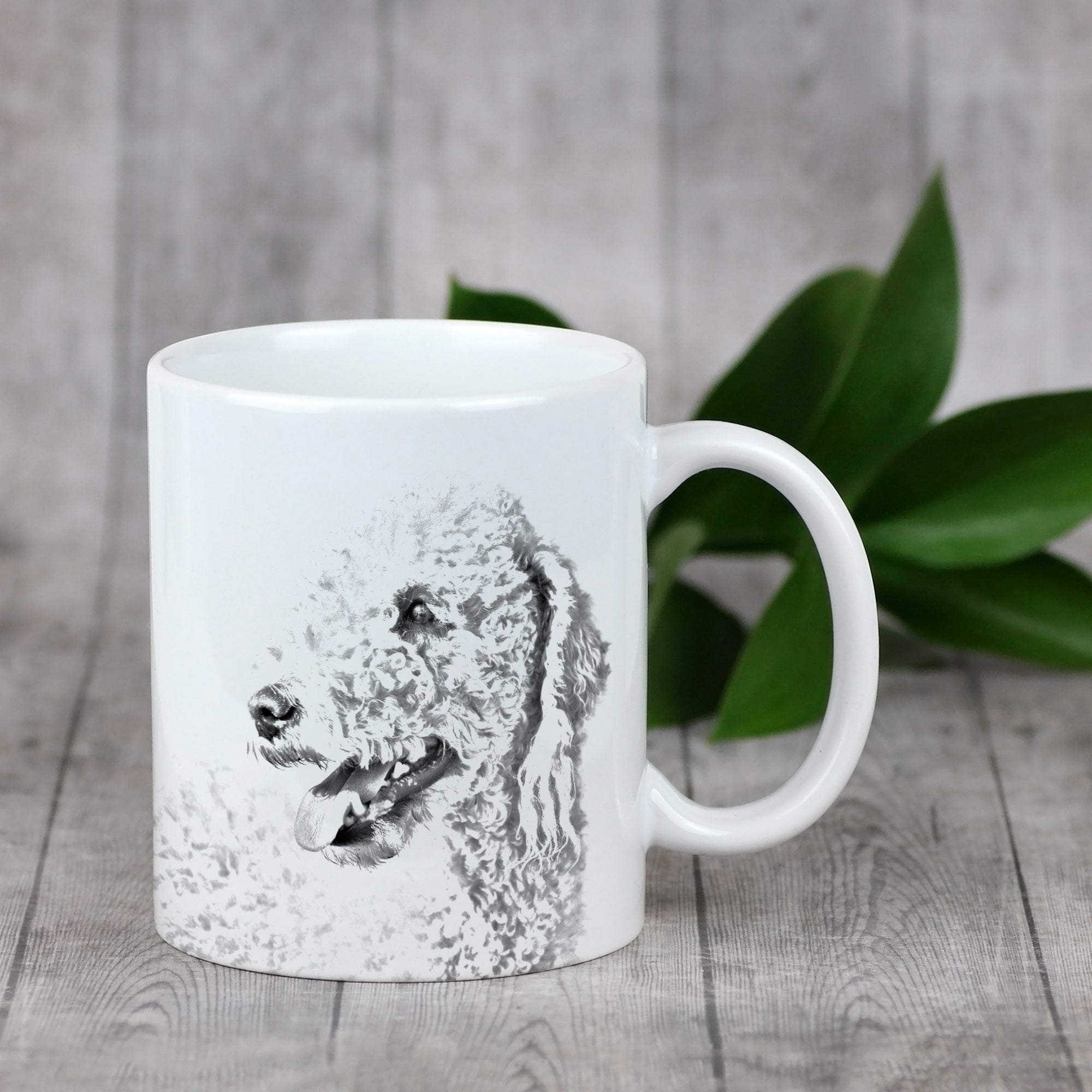 Bedlington Terrier, Rothbury Terrier, Rodbery Terrier - cup with a dog, cute cup with graphics, a gift with your photo from the Art-Dog brand