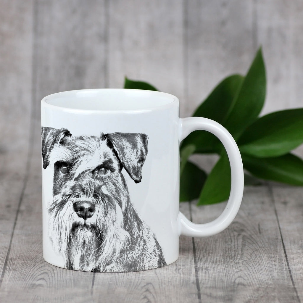 Schnauzer - cup with a dog, cute cup with graphics, a gift with your photo from the Art-Dog brand