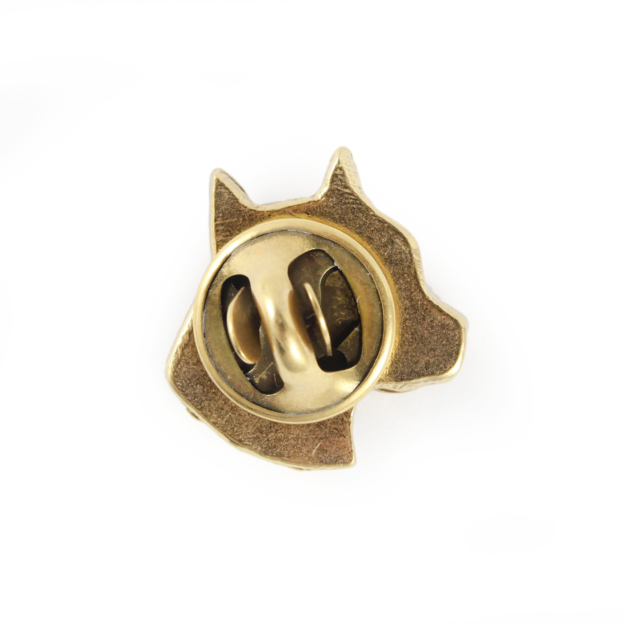 American Staffordshire Terrier, Amstaff I - Dog brooch in decorative box, elegant gold-plated pin, Art-Dog brand jacket pin