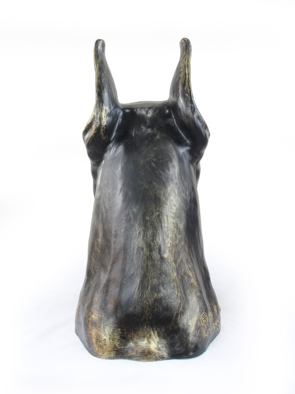 Dobermann, Doberman Pinscher, Dobie - dog bust, large dog head for the garden, unique living room decoration by Art-Dog brand