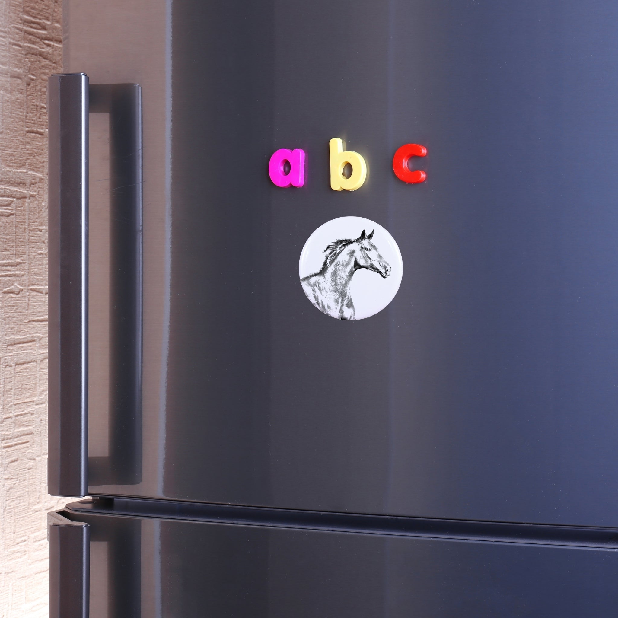 Zweibrücker - magnet with a horse, a unique imprint of the Art-Dog horse brand