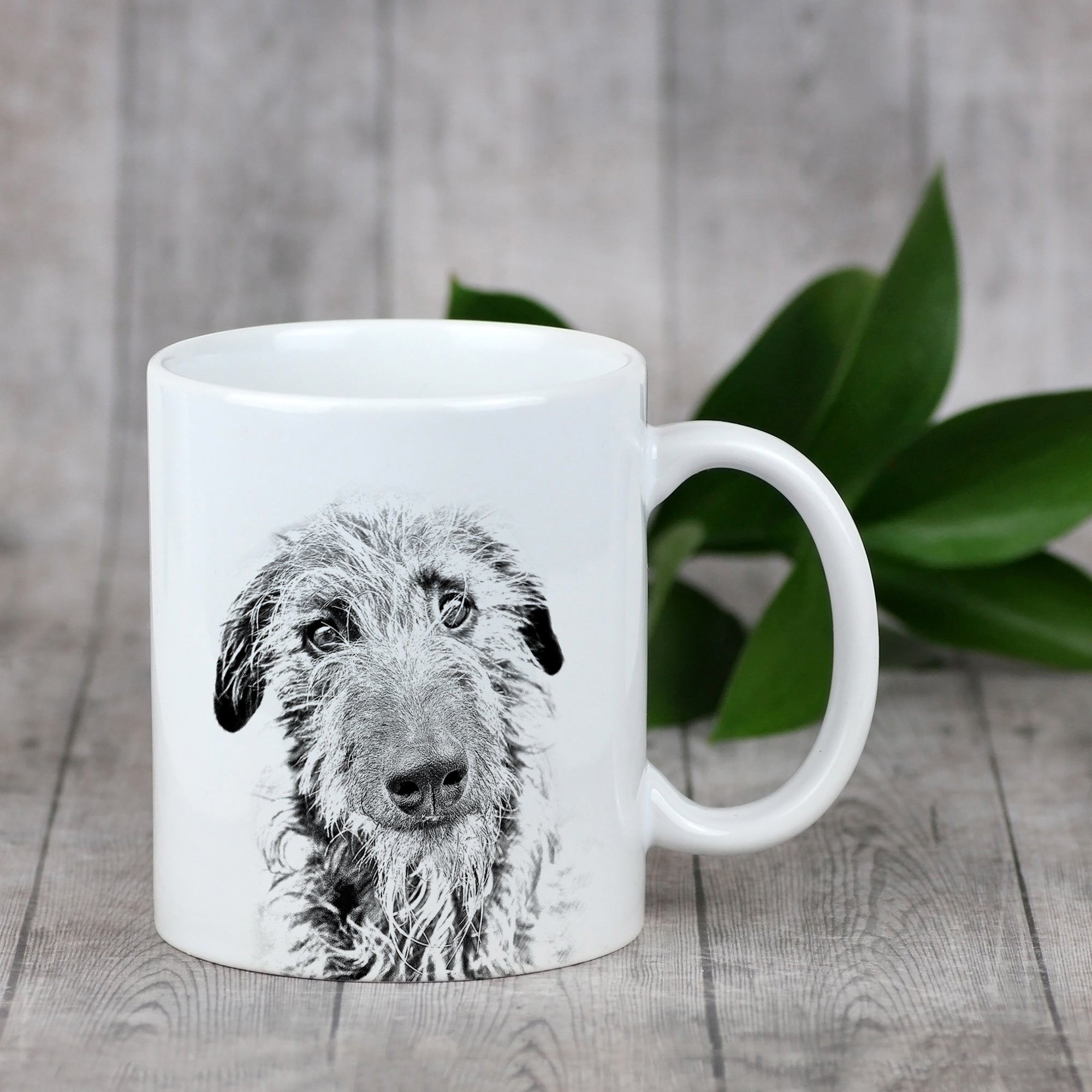 Scottish Deerhound - cup with a dog, cheerful cup for a dog lover, personalized gift from the Art-Dog brand