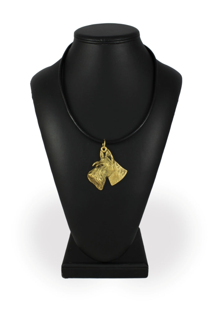 Scottish terrier, Aberdeen Terrier, Scottie, Aberdeenie I - Dog necklace in gift box, gold-plated pendant for dog fan, striking jewellery by Art-Dog