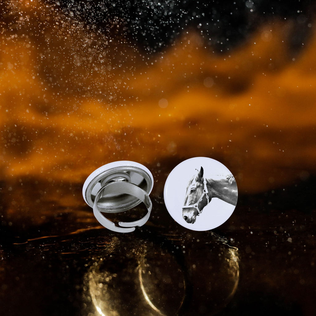 Hanoverian - collector's ring with a horse portrait, handmade product, Art-Dog brand