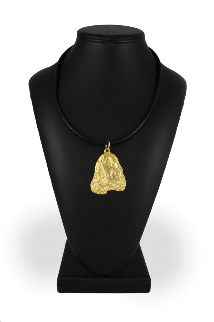 English Cocker Spaniel I - Dog necklace in gift box, gold-plated pendant for dog fan, striking jewellery by Art-Dog
