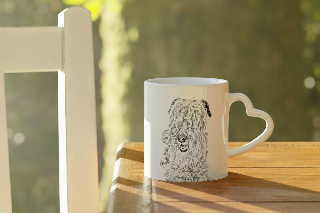 Lakeland Terrier - cup with a dog, adorable cup with a heart-shaped handle, universal gift from the Art-Dog brand