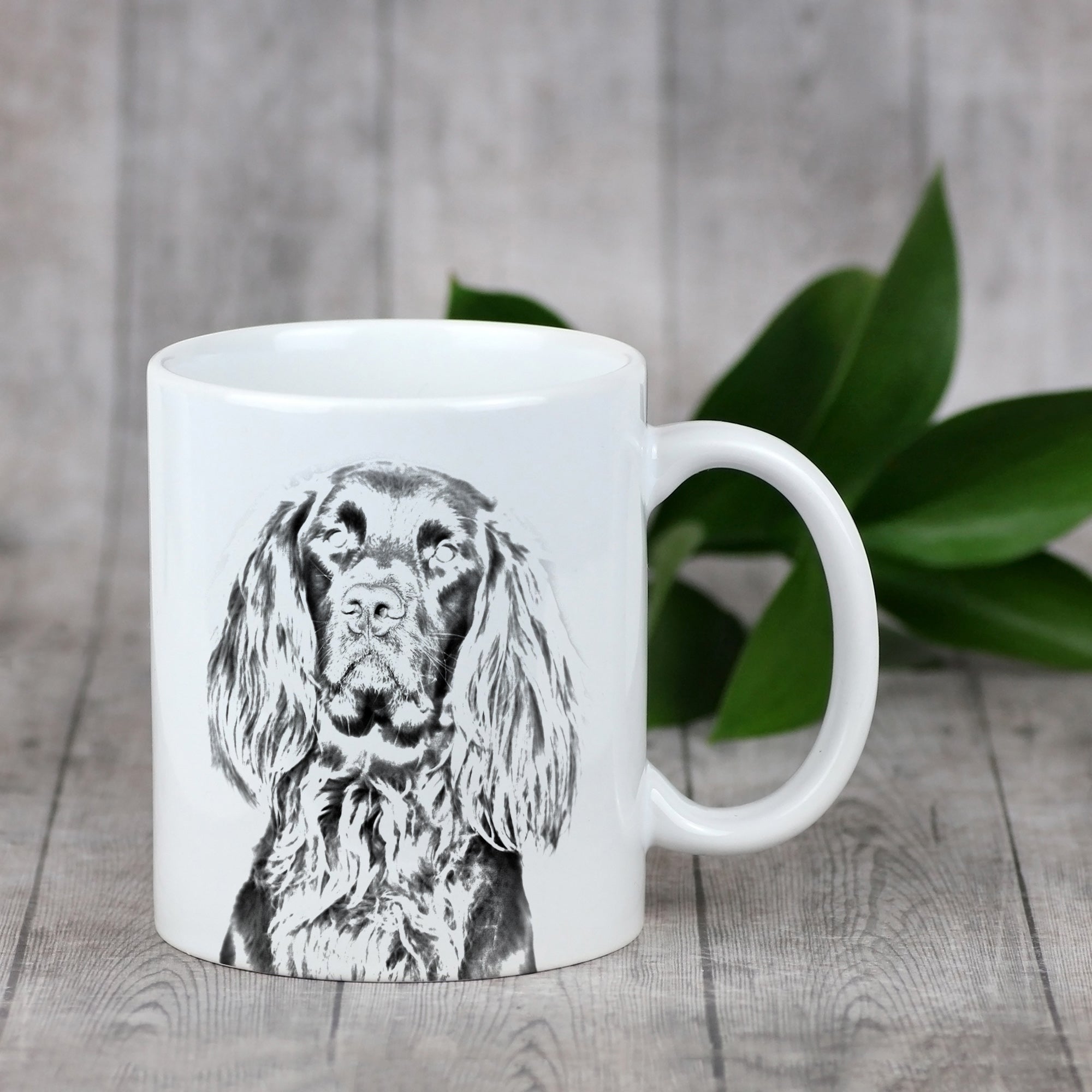 German Wirehaired Pointer I - cup with a dog, cute cup with graphics, a gift with your photo from the Art-Dog brand