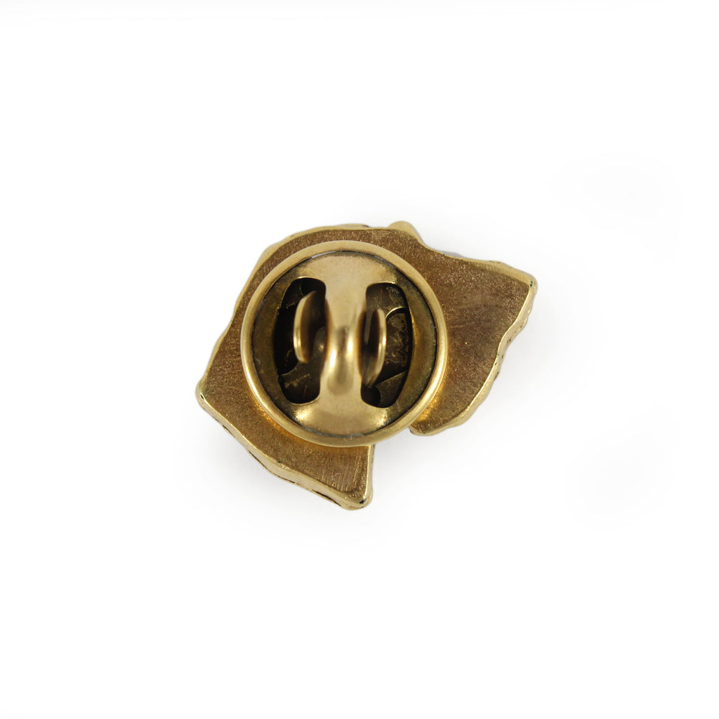 Dachshund II - Dog brooch in decorative box, elegant gold-plated pin, Art-Dog brand jacket pin