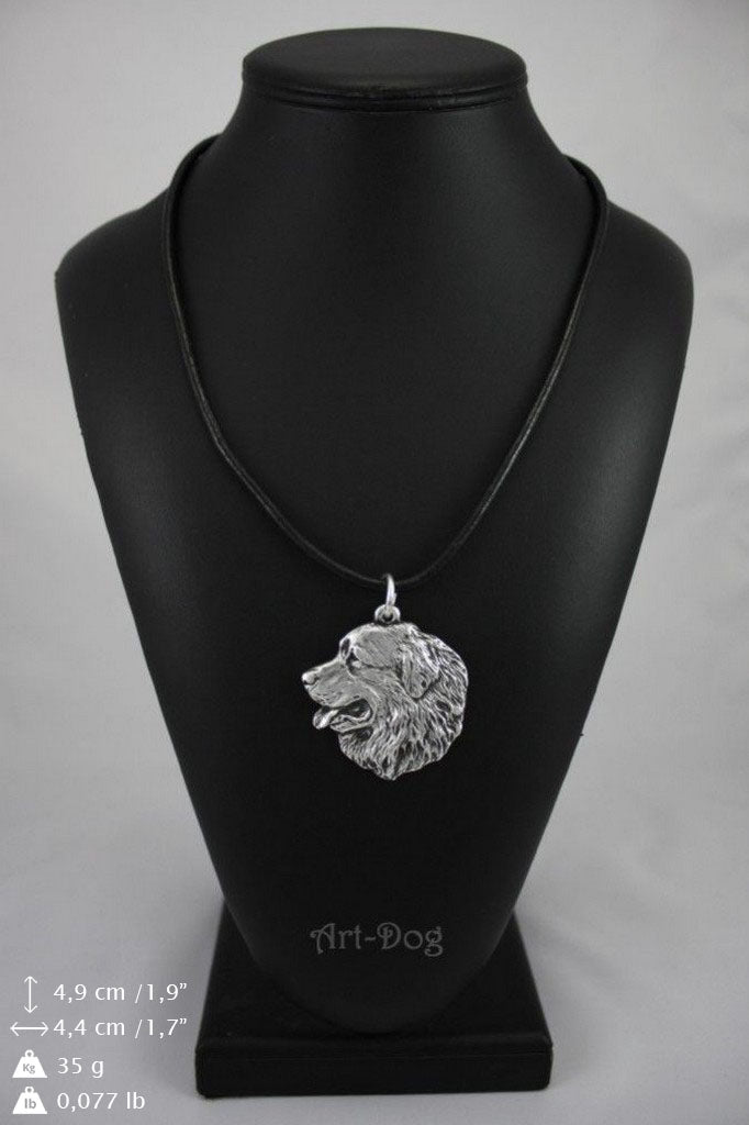 Bernese Mountain Dog, Berner Sennenhund I - Necklace with dog, silver-plated pendant for dog fan, unique jewelry by Art-Dog brand
