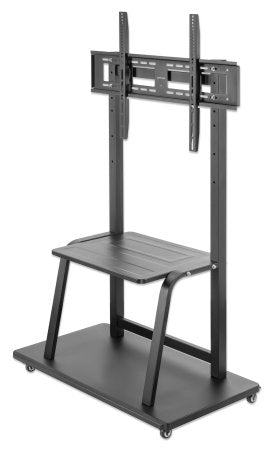Manhattan Support TV sur Roulettes pour Écrans 37" à 100", VESA 200x200 à 800x600 mm, Charge Max 150 kg, Hauteur Réglabl