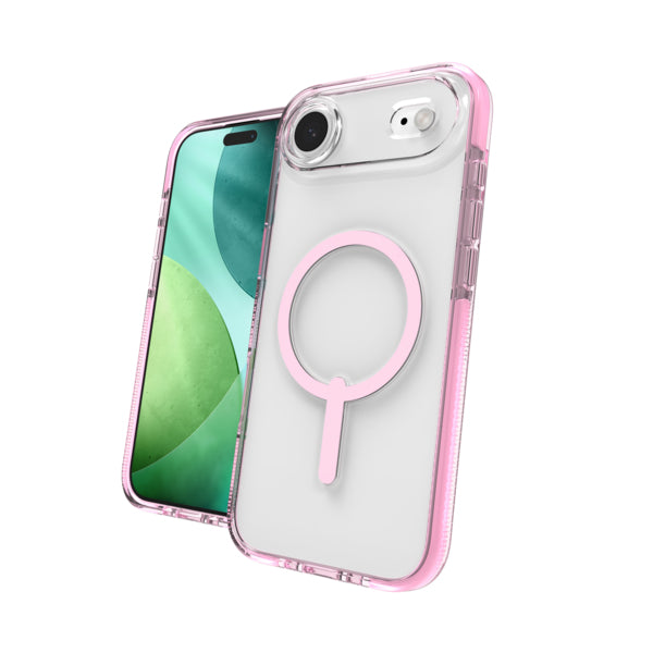 ZAGG Santa Cruz Snap coque de protection pour téléphones portables 16,5 cm (6.5") Housse Rose, Transparent
