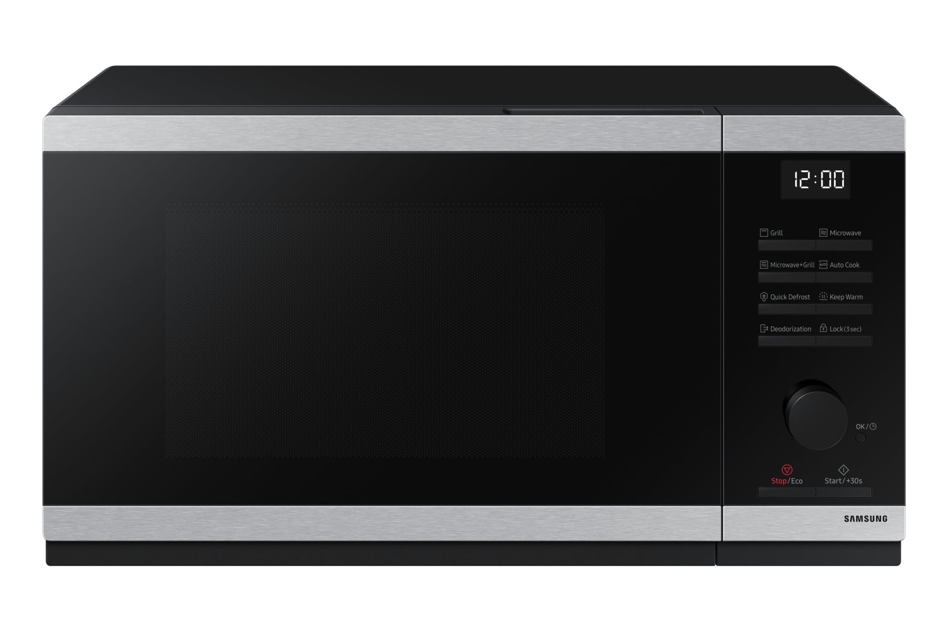 Samsung MG23DG4524ATE2 micro-onde Noir, Acier inoxydable Micro-ondes grill Comptoir 23 L 800 W