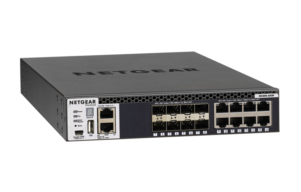 NETGEAR XSM4316S Géré L3 10G Ethernet (100/1000/10000) 1U Noir