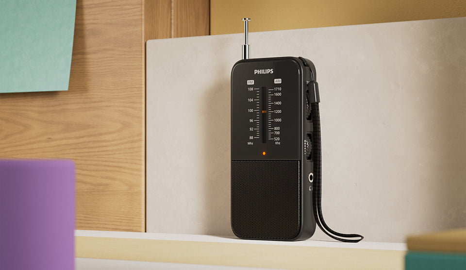 Philips TAR1509/00 Radio portable Analogique Noir