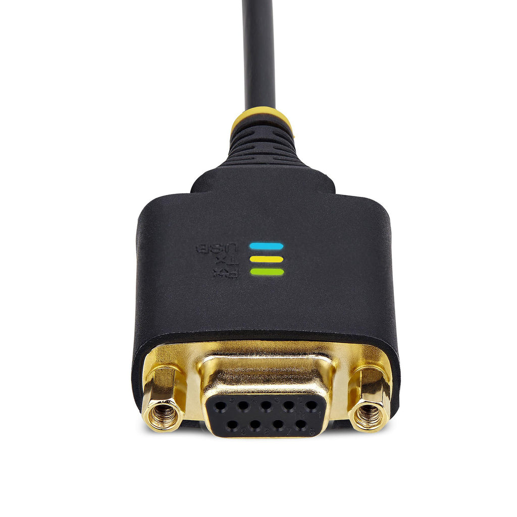 StarTech.com Câble Adaptateur USB vers Null Modem Série RS232 DB9, 30cm, FTDI, COM Retention