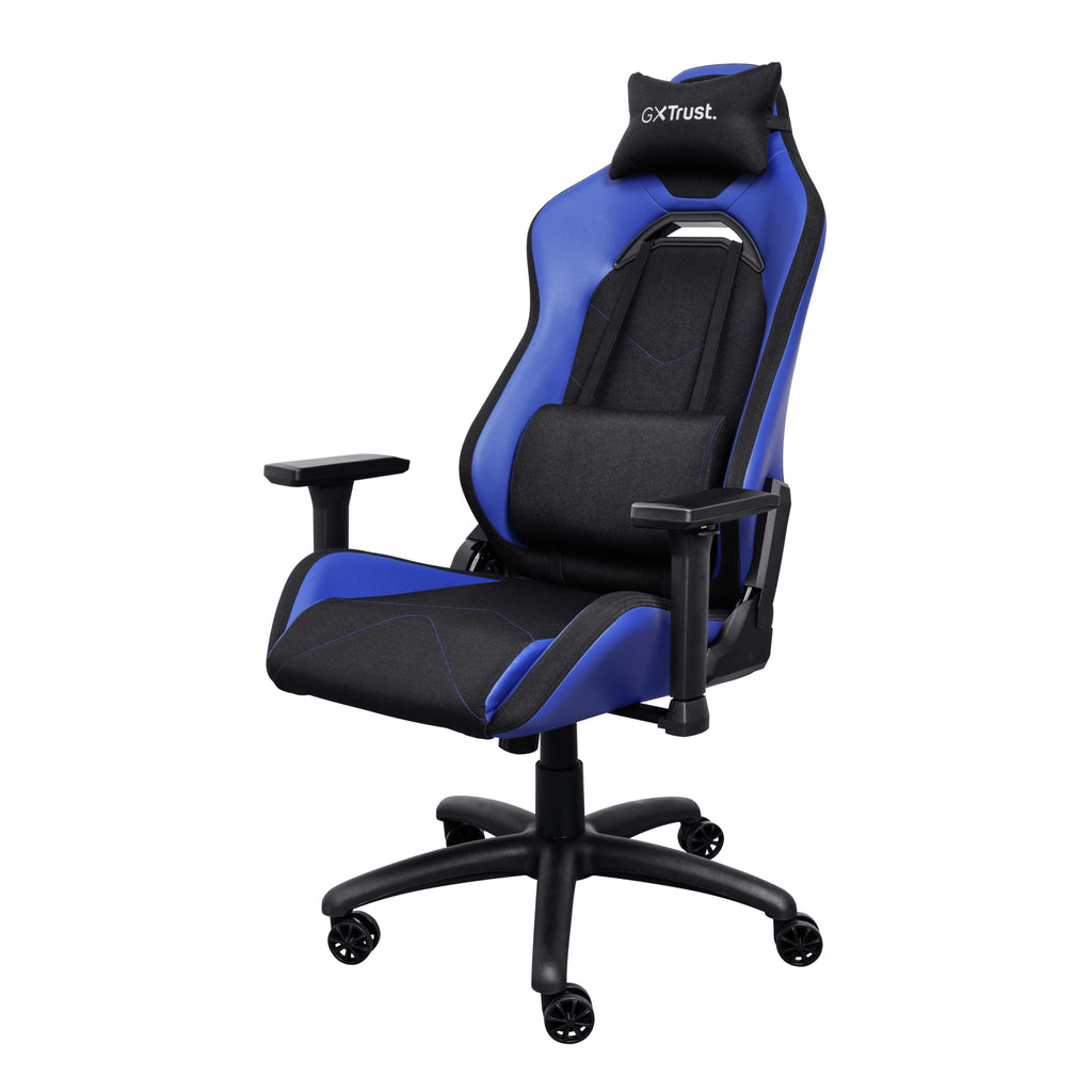 Trust GXT 714 RUYA Siège de Jeu Universel, Noir et Bleu