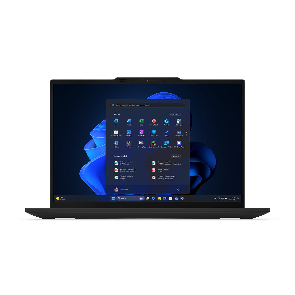 Lenovo ThinkPad X13 Gen 6 (Intel) Intel Core Ultra 5 225U Ordinateur portable 33,8 cm (13.3") WUXGA 32 Go LPDDR5x-SDRAM 512 Go SSD Wi-Fi 7 (802.11be) Windows 11 Pro Noir Nordique - vue 2