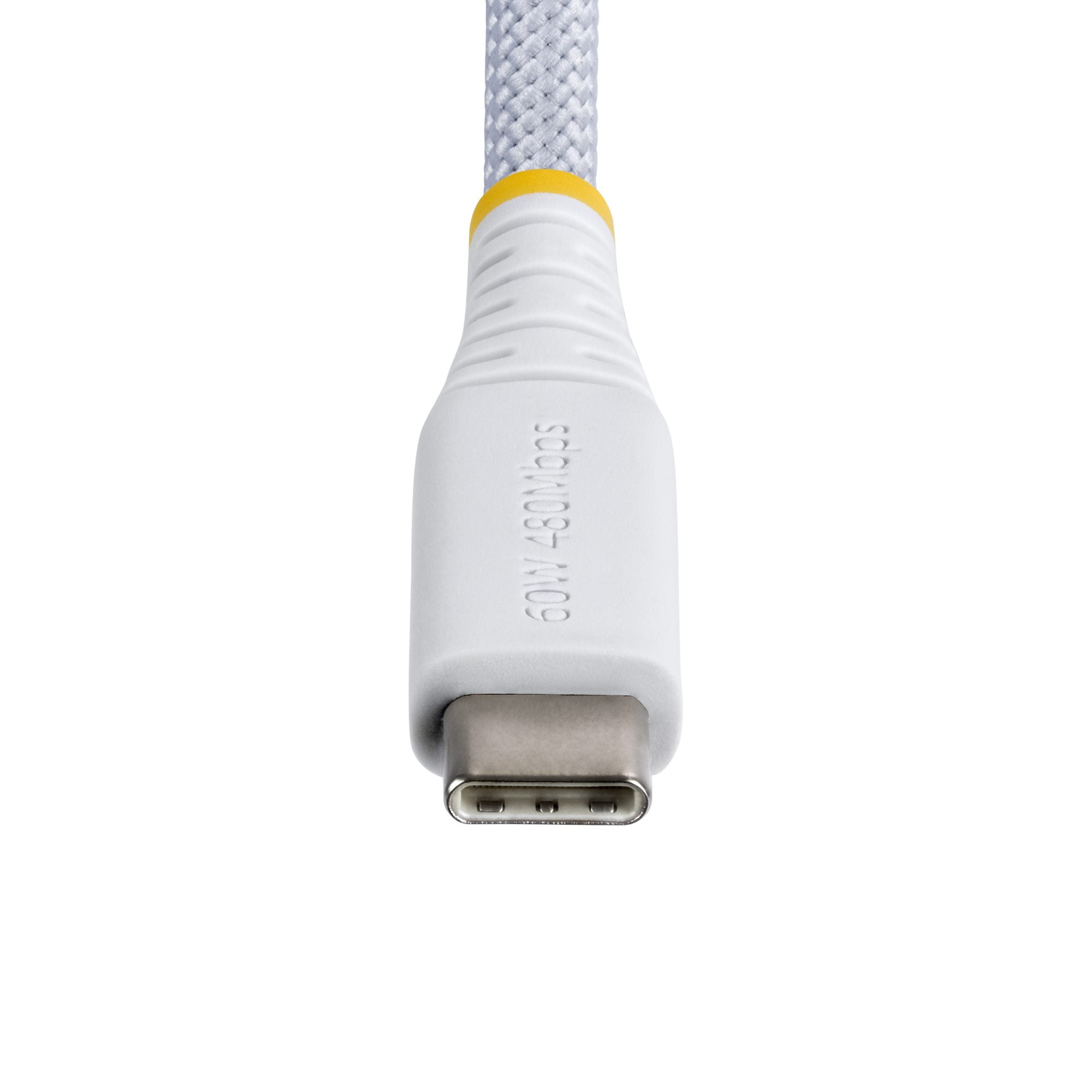StarTech.com USB2CC1MNCBRWH câble USB USB 2.0 1 m USB C 0,48 Gbit/s 60 W Blanc