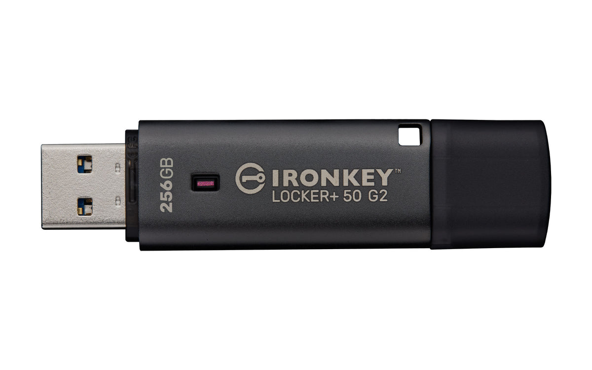Kingston Technology IronKey Locker Plus 50 G2 256 Go, FIPS 197, AES-256