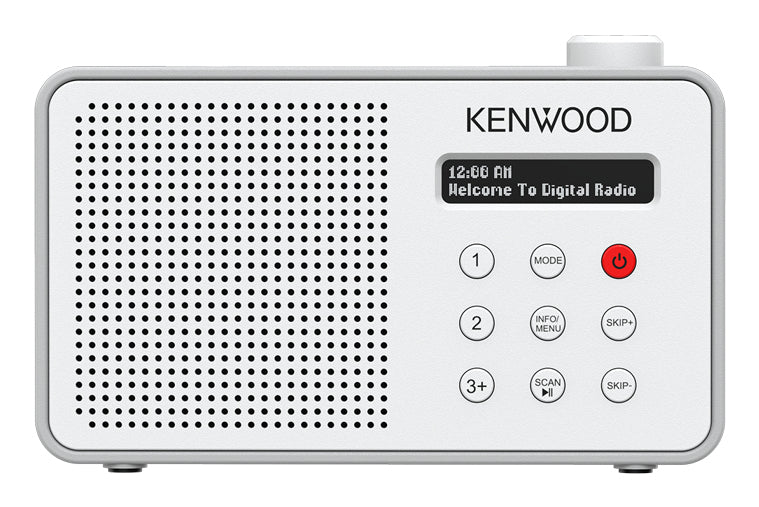 Kenwood CR-M25DAB-W Radio portable Numérique Blanc