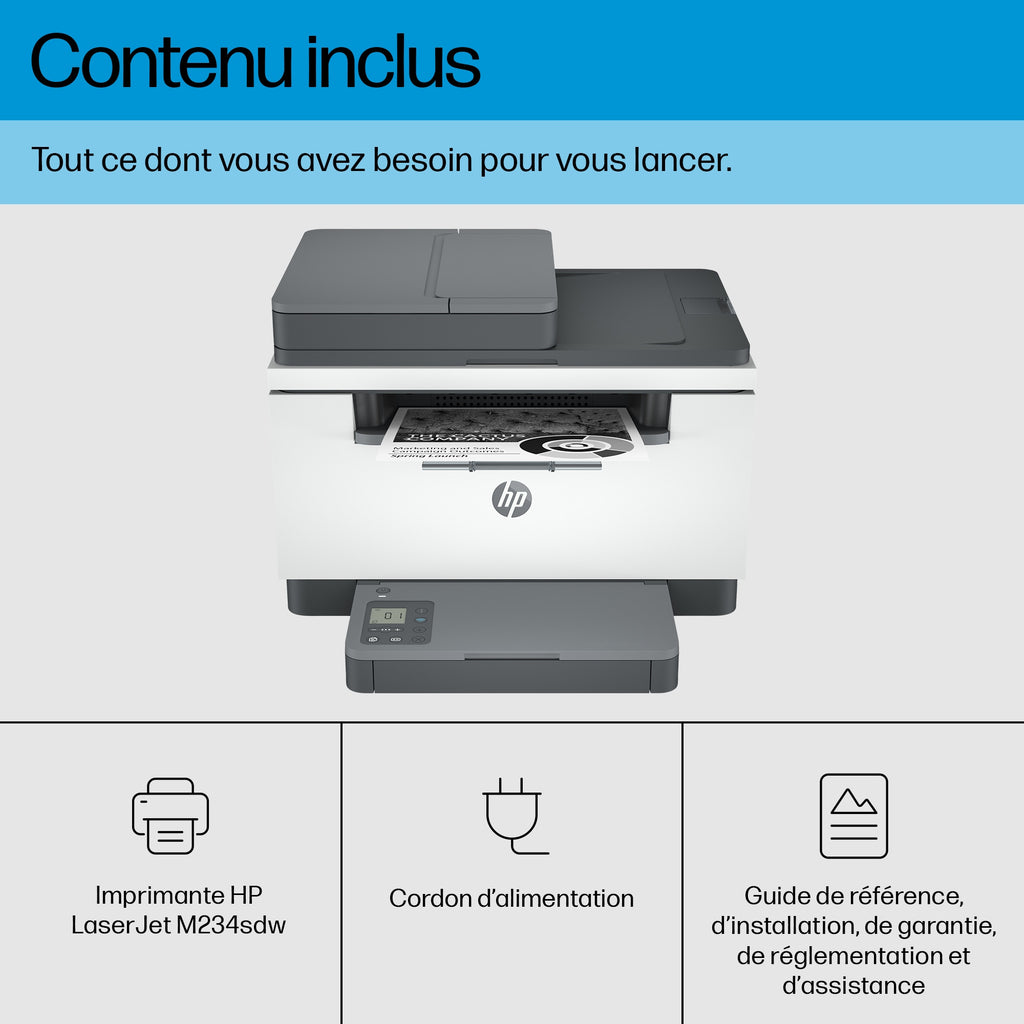 HP LaserJet M234sdw Imprimante Multifonction Sans Fil