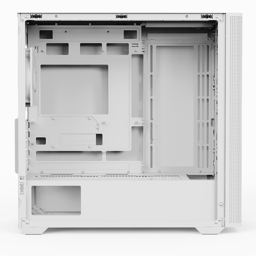 Aerocool D301A Mini Tower Blanc, Bois