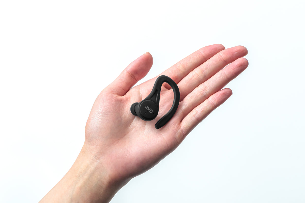 JVC HA-EC25T Casque True Wireless Stereo (TWS) Crochets auriculaires, Ecouteurs Appels/Musique Bluetooth Noir
